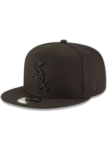 New Era Chicago White Sox Black Tonal Basic 9FIFTY Mens Snapback Hat
