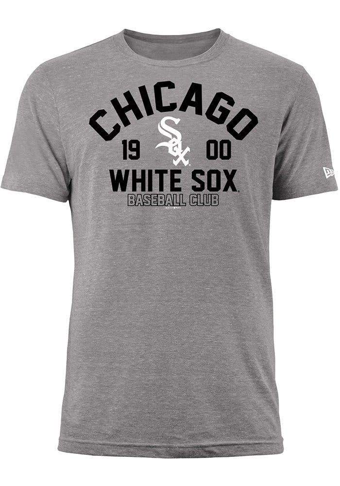New Era Chicago White Sox Grey TRI-BLEND Short Sleeve Fashion T Shirt