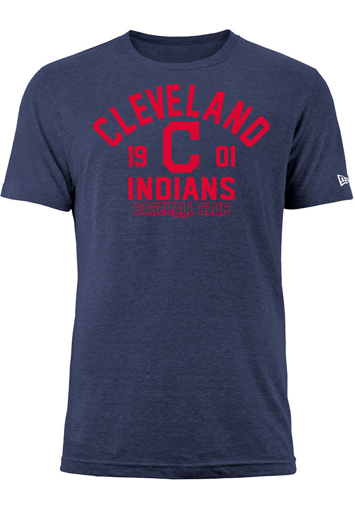 Cleveland Indians New Era Women's Henley T-Shirt - White