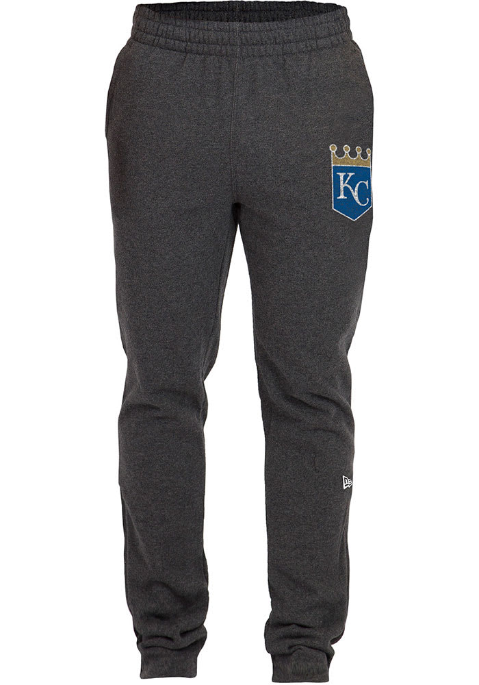 New Era Kansas City Royals Mens Charcoal Crown Logo Sweatpants