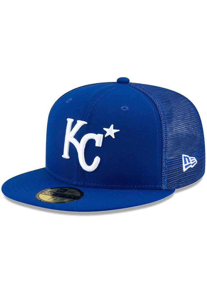 New Era 59FIFTY Kansas City Royals City Connect Patch Alternate Hat - Light Blue, Royal Light Blue/Royal / 7 3/8