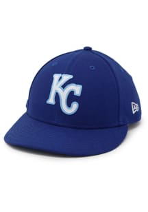 New Era Kansas City Royals Blue KC Royals Blue Tonal Custom Logo Canvas LP9FIFTY Mens Snapback H..