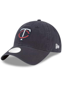 New Era Minnesota Twins Navy Blue Team Glisten 9TWENTY Womens Adjustable Hat
