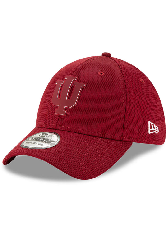 New Era Indiana Hoosiers Mens Crimson 2T Mold 39THIRTY Flex Hat