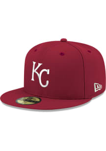 New Era Kansas City Royals Mens Red KC Royals Red GCP Grey UV 59FIFTY Fitted Hat