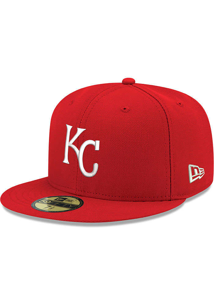 Kansas City Royals KC Royals Red GCP Grey UV 59FIFTY Red New Era Fitted Hat