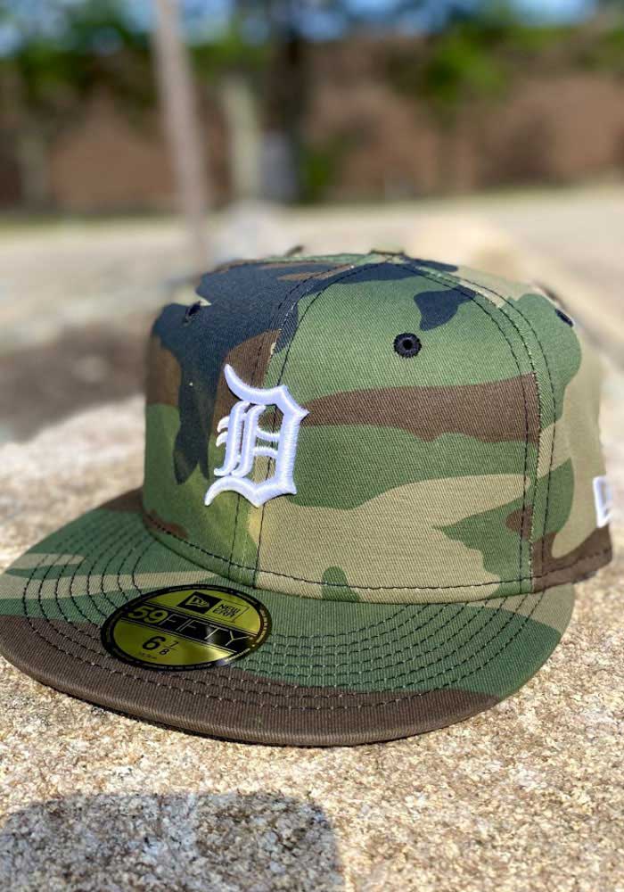 Detroit Tigers Det Tigers Camo GCP 59FIFTY Green New Era Fitted Hat