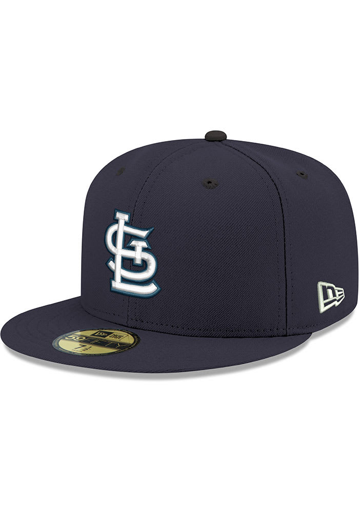 St. Louis Cardinals Light Blue and Black Basic STL Gray UV New