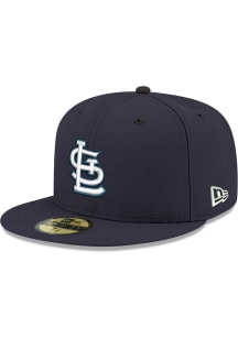 New Era St Louis Cardinals Mens Navy Blue STL Cardinals Navy GCP Grey UV 59FIFTY Fitted Hat