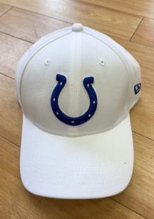 New Era Indianapolis Colts Mens White Ind Colts White GCP 39THIRTY Flex Hat