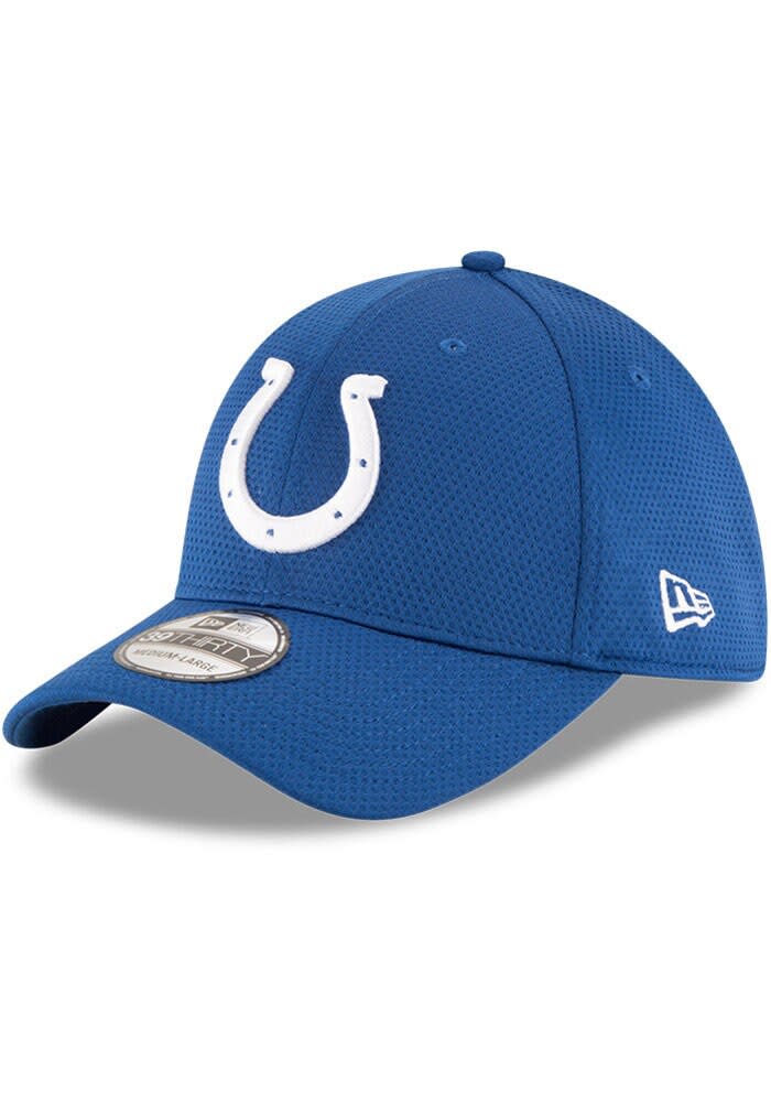 Indianapolis Colts 2023 Training 39THIRTY Stretch Fit Hat, Blue - Size: S/M, NFL by New Era