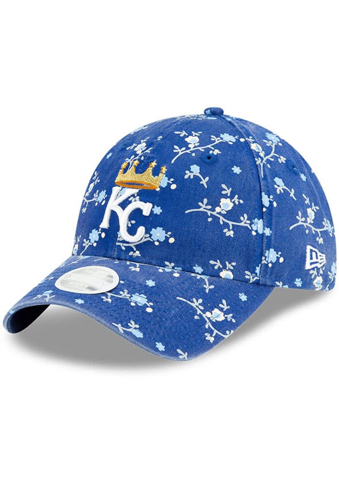 Lids Kansas City Royals New Era Women's Floral 9TWENTY Adjustable Hat - Light  Blue