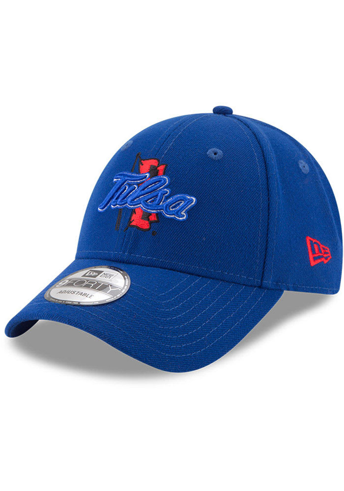 New Era Tulsa Golden Hurricanes The League 9FORTY Adjustable Hat - Blue