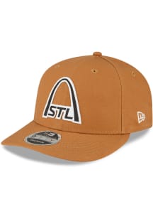 New Era St Louis Tan St. Louis Tan Tonal Logo Canvas LP9FIFTY Mens Snapback Hat