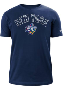 New Era New York Yankees Navy Blue Patch Up Short Sleeve T Shirt