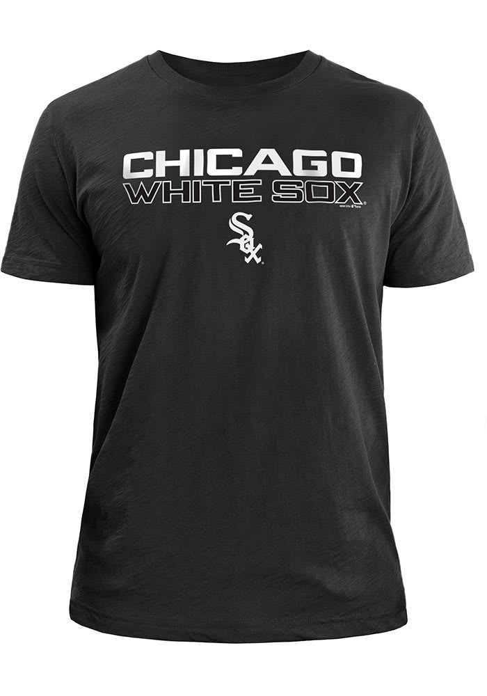 New Era Chicago White Sox Black Block Name Short Sleeve T Shirt