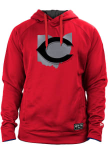 New Era Cincinnati Reds Mens Red Primary Logo Fashion Hood