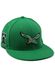 New Era Philadelphia Eagles Mens Green Philadelphia Eagles City Landmark UV 59FIFTY Fitted Hat