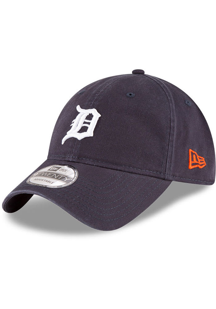 Detroit Tigers New Era 9Twenty Baseball Cap Hat Dad Cap Navy Blue/Orange  Adj.