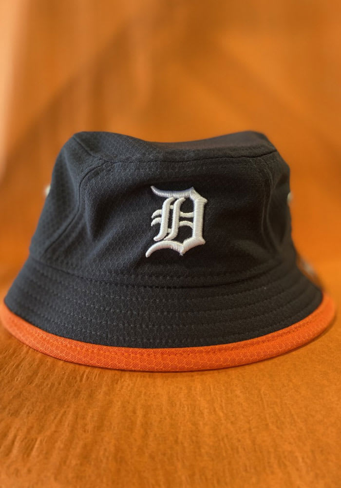 Detroit Tigers New Era Road The League 9Forty Adjustable Hat - Navy