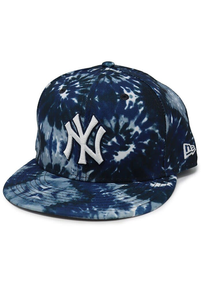 New York Yankees Mens NY Yankees 3-Tone Tie Dye 59FIFTY NAVY New