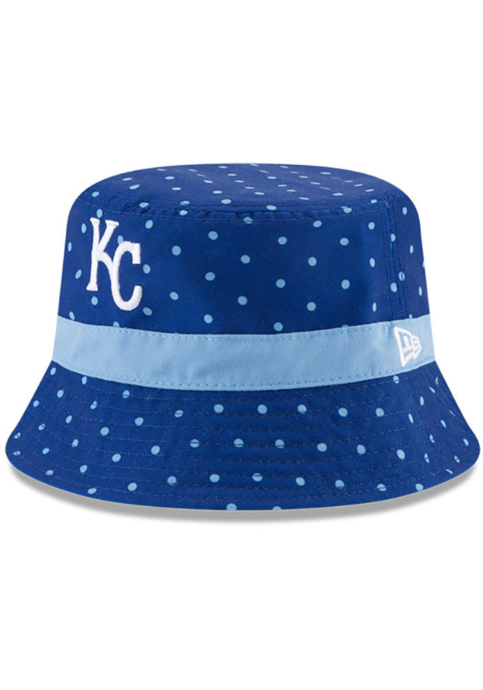 New Era Kansas City Royals Blue KC Royals Reversible Child Bucket Youth Bucket Hat