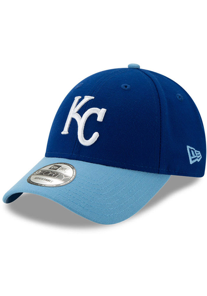 New Era Kansas City Royals KC Royals 2Tone The League 9FORTY Adjustable Hat - Blue