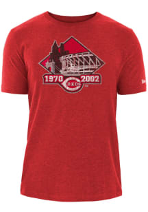 New Era Cincinnati Reds Red BI-BLEND Short Sleeve T Shirt