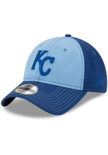 New Era Kansas City Royals KC Royals 2Tone MLB20 Clutch 9TWENTY Adjustable Hat - Blue
