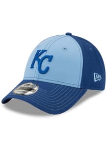 New Era Kansas City Royals KC Royals MLB20 2Tone Clutch 9FORTY Adjustable Hat - Blue