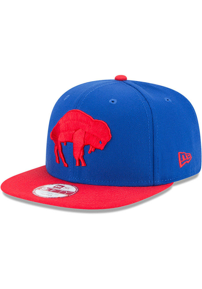 New Era Buffalo Bills Blue Retro Basic 9FIFTY Mens Snapback Hat