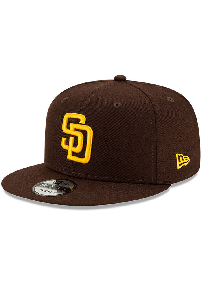 New Era San Diego Padres Brown Basic 9FIFTY Mens Snapback Hat
