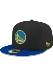 New Era Golden State Warriors Mens Black Basic 59FIFTY Fitted Hat