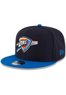 New Era Oklahoma City Thunder Navy Blue 2T Basic 59FIFTY Youth Snapback Hat