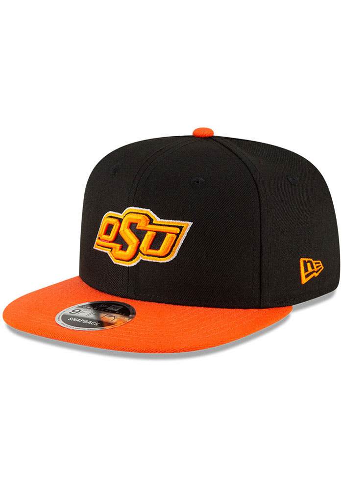 New Era Oklahoma State Cowboys Black 2T Basic 9FIFTY Mens Snapback Hat