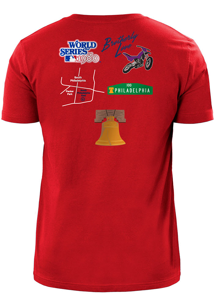 New Era Philadelphia Phillies Red Transit Short Sleeve T Shirt