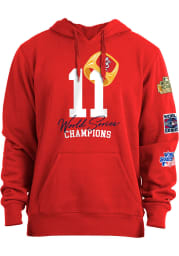 New Era St Louis Cardinals Mens Red Count the Rings Long Sleeve Hoodie
