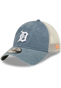New Era Detroit Tigers Navy Blue JR Washed 9TWENTY Youth Adjustable Hat