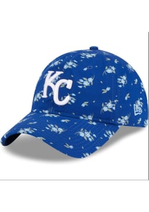 New Era Kansas City Royals Blue JR Floral 9TWENTY Youth Adjustable Hat