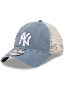 New Era New York Yankees Navy Blue JR Washed 9TWENTY Youth Adjustable Hat