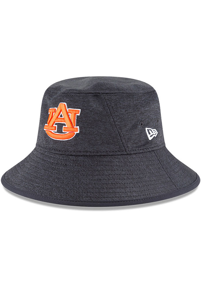 New Era Auburn Tigers Grey Auburn Tigers Gray Shadowed Bucket Bucket Hat