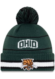 New Era Ohio Bobcats Green Ohio Bobcats Green Vintage Select Knit Mens Knit Hat