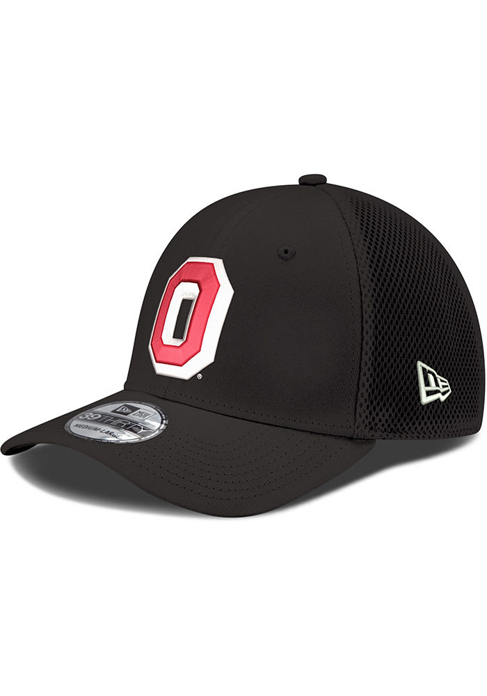 Ohio State Buckeyes New Era BLACK Retro Neo 39THIRTY Flex Hat