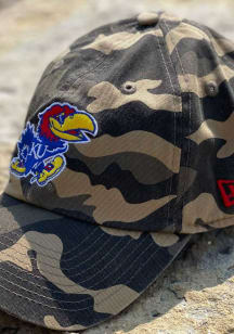 New Era Kansas Jayhawks Casual Classic Adjustable Hat - Green