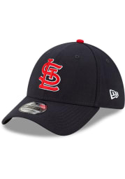 New Era St Louis Cardinals Mens Navy Blue Alt Team Classic 39THIRTY Flex Hat
