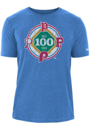 New Era Philadelphia Phillies Light Blue BI-BLEND Short Sleeve T Shirt