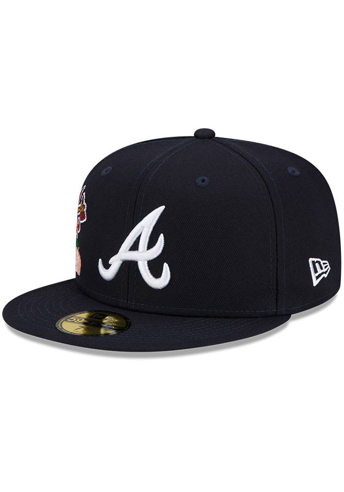 Atlanta Braves New Era City Cluster 59FIFTY Fitted Hat - Navy