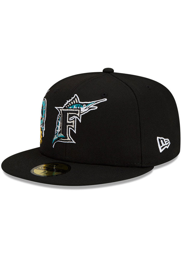 New Era 59Fifty Florida Marlins City Cluster OTC 'Black|60224648|TF