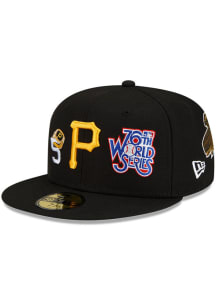 New Era Pittsburgh Pirates Mens Black Count The Rings 59FIFTY Fitted Hat