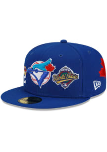 New Era Toronto Blue Jays Mens Blue Count The Rings 59FIFTY Fitted Hat